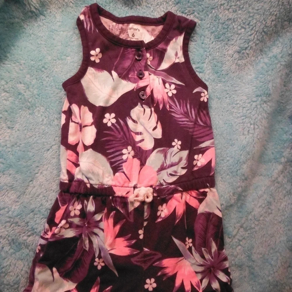 Carter's 6M tropical summer one piece bodysuit